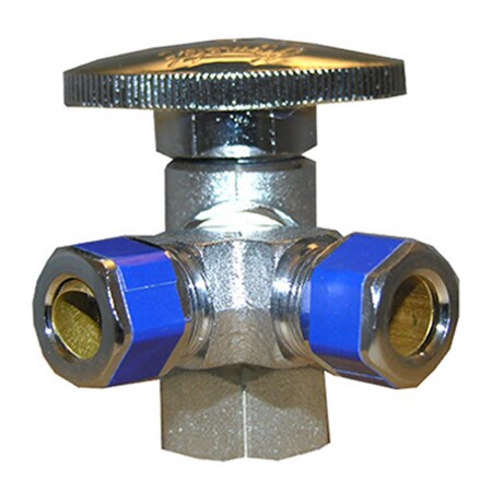 Larsen Supply Co 06-9321 0.5 x 0.38 x 0.38 in. 3 Way Valve 123165